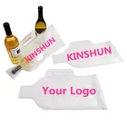 PVC Customized Design Wine Traveler Pack Protective Travel Bag Reusable cover Wine Bottle Protector