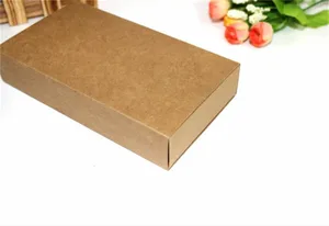 large brown kraft drawer boxes, plain brown kraft gift packaging