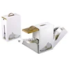 White Corrugated Paper Cardboard Luxury Packaging Shoe Gift Box With Handle