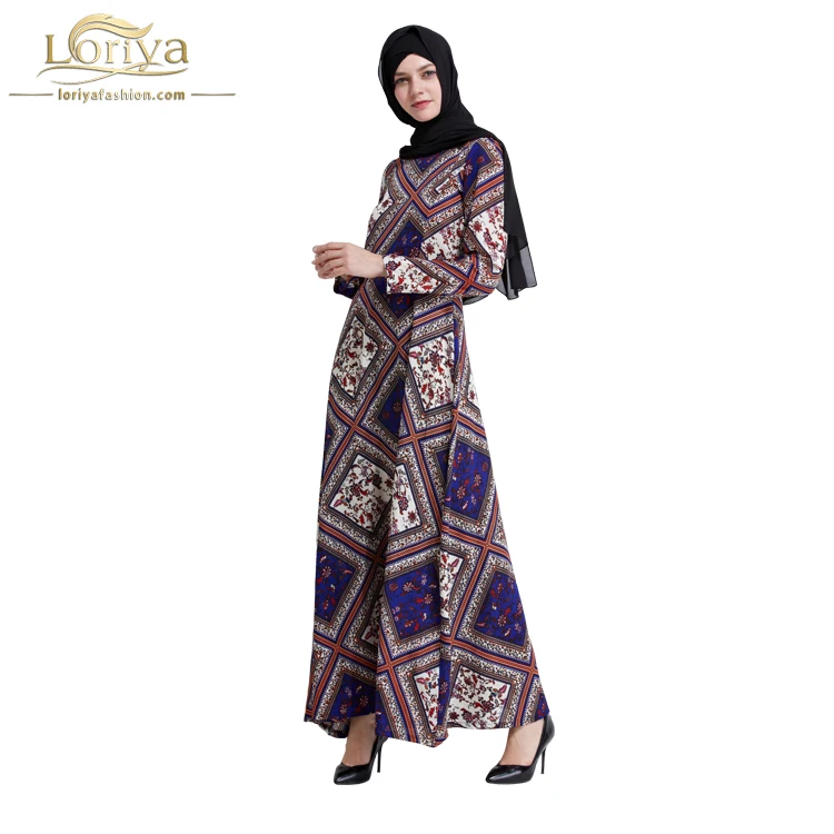 2017 Women Muslim Abaya Maxi Party Dress Turkish Casual Long Printed Abaya Jubah, Same as picture
2017 Women Muslim Abaya Maxi Party Dress Turkish Casual Long Printed Abaya Jubah, Same as picture