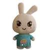 HI Cheap Soft Cute Stuffed Rabbit Bunny Tang Suit Inflatable Blue Clothes Mascot Costume