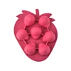 Strawberry Chocolate Cake Jelly Baking Mould Candy Making flowers shaped Silicone mold cake