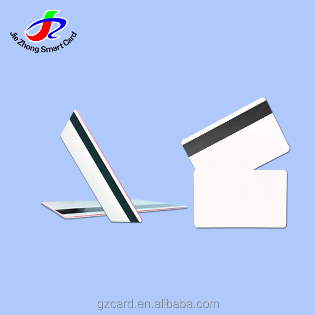 credit card size plastic blank magnetic card