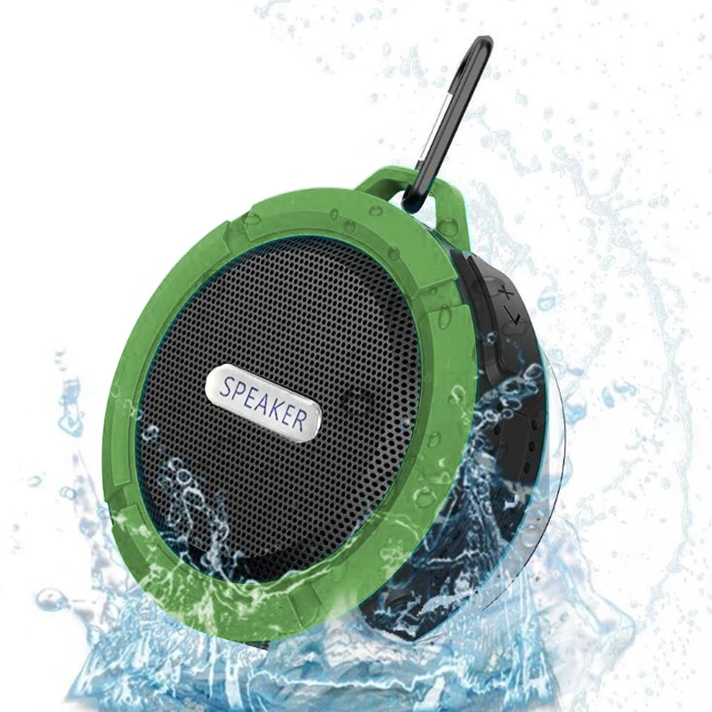C6 Waterproof Outdoor Bluetooth Speaker TF Wireless Music Loudspeaker Portable Shower Bicycle Speaker, Black,red,blue,green
C6 Waterproof Outdoor Bluetooth Speaker TF Wireless Music Loudspeaker Portable Shower Bicycle Speaker, Black,red,blue,green