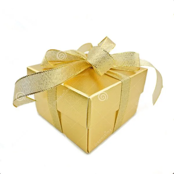 high quality gift packaging box with ribbon