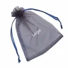 Customized Logo Cheap Organza Storage Gift Pouch Drawstring Bag