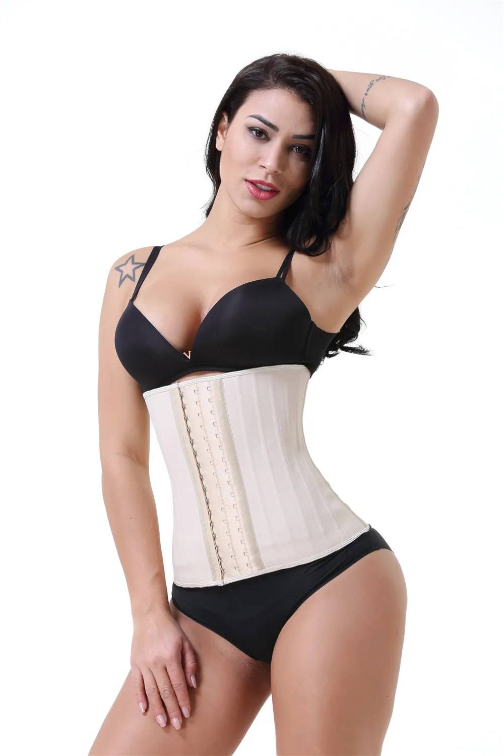 Women Fitness Latex Waist Corset Belt High Quality Elastic Trainer