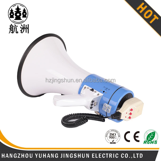 Wireless megaphone with microphone, MP3 player support multifunction megaphone