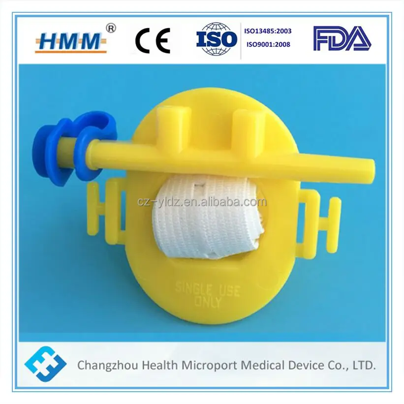 Chinese Certified Plastic medical Endoscopic Oxygen Bite Block with Strap