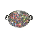 Hot sales fruit flavour vc tattoo chewing gum in pot