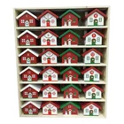 2019 Wooden Christmas Advent Calendar House Decoration with 24 Drawers
