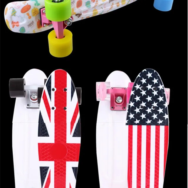 durable fashion custom skateboard 22 and 27 inch longboard