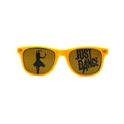 FONHCOO China Promotion Customized Logo Fashion Pattern Design Yellow Frame Sun Glasses Sunglasses