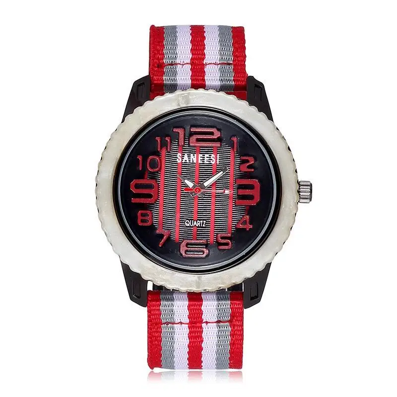 Hot Sale 2015 Fashion Brand Watches Men Sport Casual Quartz Fabric Watches Quartz Wholesale