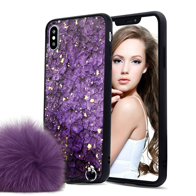 HOCAYU Purple Luxury Girly Rabbit Fur Pom Pom Phone Case For Iphone Xs Max, Green/red/purple
HOCAYU Purple Luxury Girly Rabbit Fur Pom Pom Phone Case For Iphone Xs Max, Green/red/purple