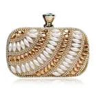 RTS Acrylic beading women clutch rhinestones ladies evening bags
