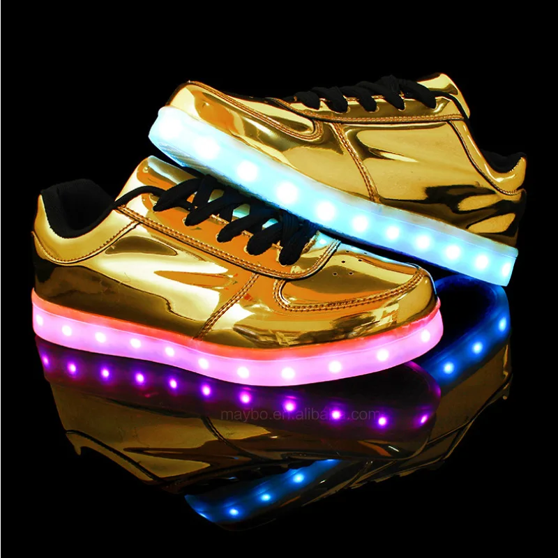 Melbourne Shuffle Ghost Step Dance Golden Micro Pu Leather