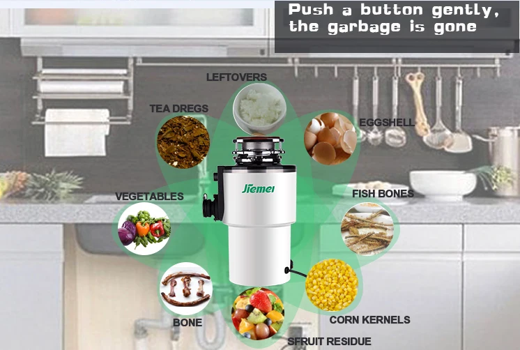 top quality grinding stone shell waste disposer kitchen waste