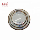 New Designs Tableware 100% Melamine Serving Round Plates For Restaurant