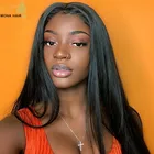 10A Bundles Straight Extensions Cuticle Aligned Brazilian Sew In Hair