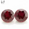 Synthetic Round Brilliant Cut Ruby Gems