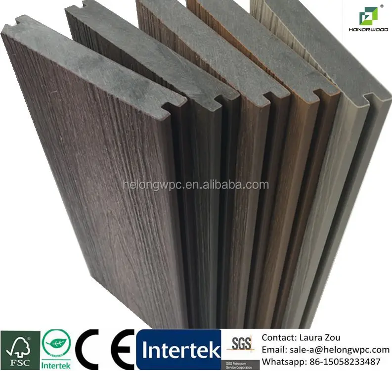 2016 Honorwood new surface effecct Co-extrusion decking/WPC terrassendielen/WPC terrace