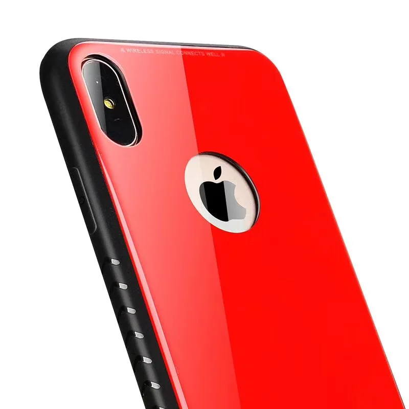 luxury anti slip Tempered glass TPU case phone cover, Black;red;blue;white;pink;green
luxury anti slip Tempered glass TPU case phone cover, Black;red;blue;white;pink;green