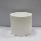 Wholesale Round White PP Large Double Wall Cosmetic Plastic Jars
