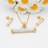 wholesale fine lady rhinestone necklace jewelry sets