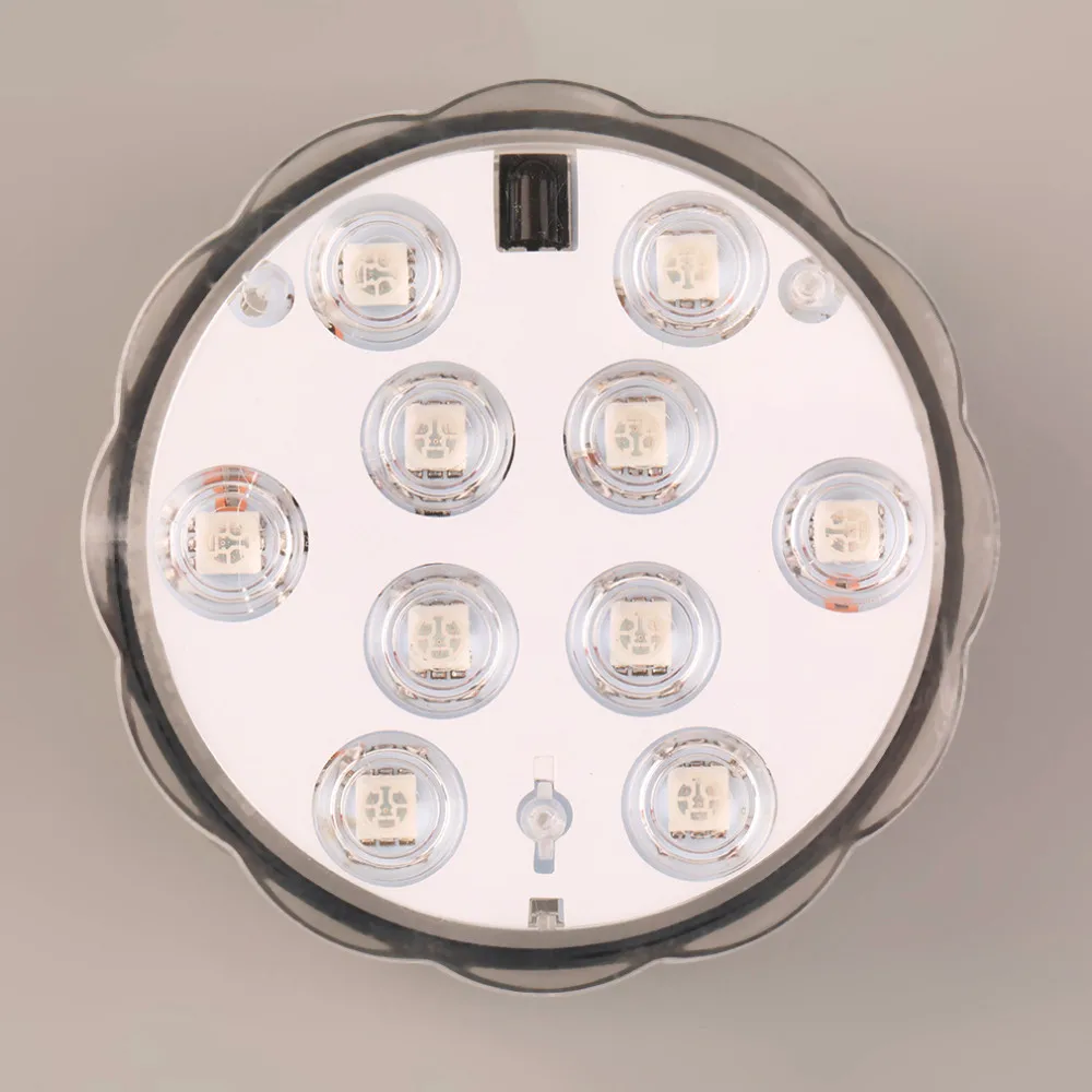 1Pc Remote Control RGB 10LED Multi-function Underwater Light For Diving/fish lamp