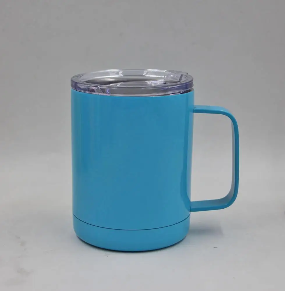 12oz Stainless Steel Insulated Coffee Mug with Handle, Keep hot and cold Double Wall Vacuum Wine Tumbler with Clear Lid, Bamboo color 
12oz Stainless Steel Insulated Coffee Mug with Handle, Keep hot and cold Double Wall Vacuum Wine Tumbler with Clear Lid, Bamboo color
