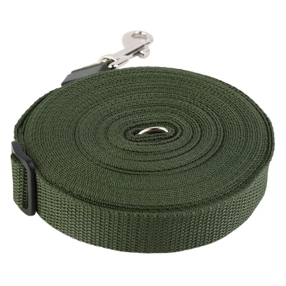 Long 10m Dog Pet Puppy Traction Rope Training Neck Strap Nylon Lead Leash Walk Hiking Training Safe Pet neck strap dog leashes