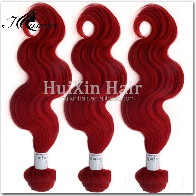 Rojo Cereza Pestanas Cabello Humano Color Rojo Pelo Humano Que Teje Color Rojo Oscuro De La Onda Del Cuerpo Pelo Humano Que Teje Buy Tejido De Cabello Humano Con Ondas Corporales