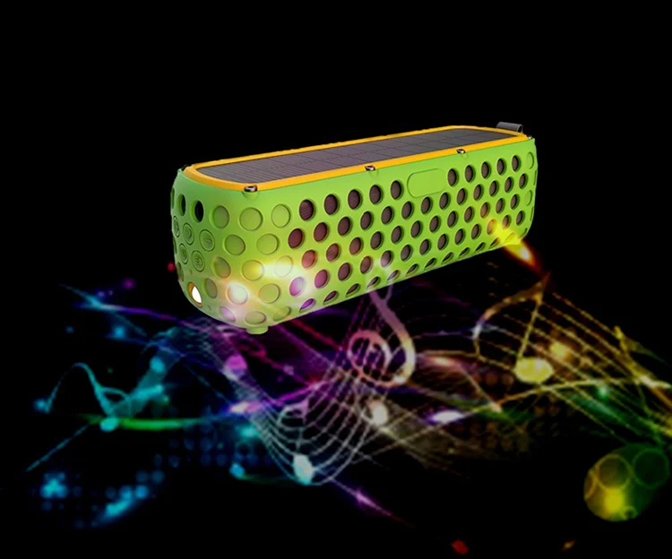 2019 New Solar outdoors portable wireless speaker IPX5 waterproof - ANKUX.COM