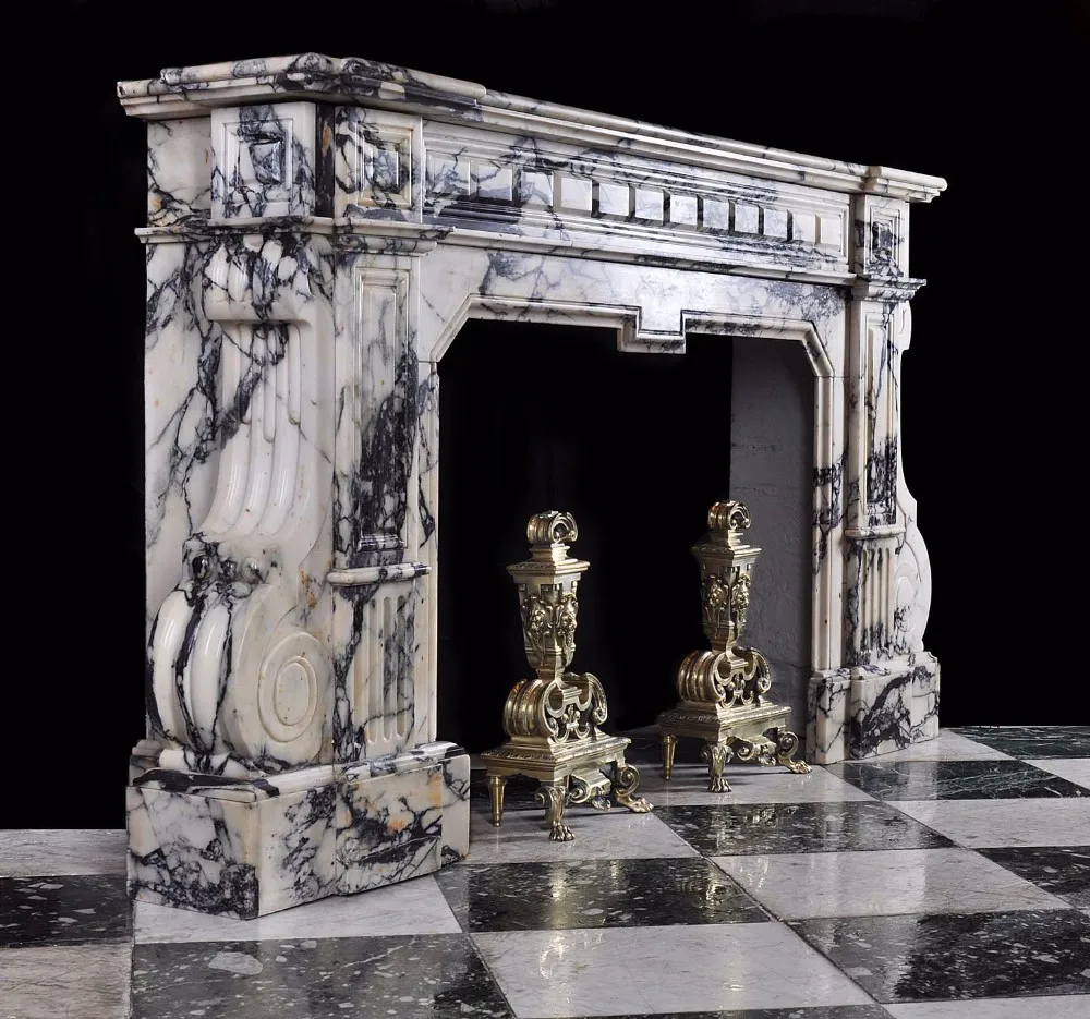 caved marble fireplace mantel-1.jpg