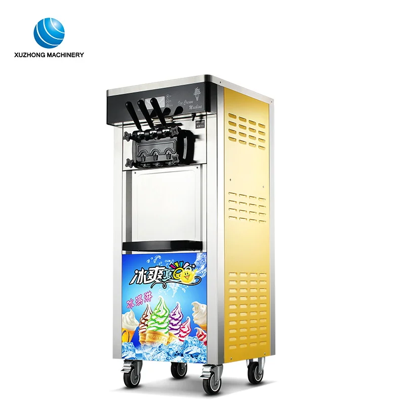 Alta qualidade portátil automático soft serve ice cream máquina filipinas