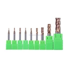 CNC Tools Tungsten Carbide 4 Flute Milling Cutter Sets