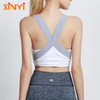 Active Wear Soft Stretchy Moisture Wicking Women Custom Sports Yoga Bra Fitness With Inner Paddings