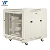 New design glass door 19 inch network cabinets ip20 secure sever rack