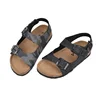 Wholesale brand flat kids boys girls Children Sandals with buckle straps and soft padded cork sole
