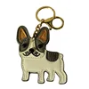 Chngqing PU cartoon cute dog toy keychain promotional gift anime keychain personalized logo Custom Keychain