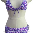 purple print hot girl sexy bikini swimwear of kids bath suit