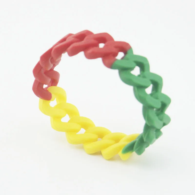 Top Grade China Factory 2017 Rainbow Twist Silicone Bracelet Buy