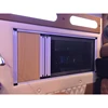 DIY aluminum screen window/collapsible casement window screen half sunshade and half screen window for rv