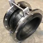 DN100 4 Inch Single Rubber Sphere Rubber Expansion Joint Flexible Connector
