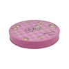 CMYK full color printing 2-piece round candy tin can mint tin box wholesale