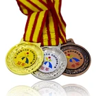 Custom 3D Blank Sports Metal Medal Engraving with Lanyard