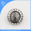 four parts anti silver anchor logo snap button for jackets