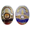 High quality gold and silver police officer military soft custom lapel enamel pin badge