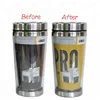 Custom logo promotional color change vacuum cup insulated stainless steel magic thermal mug